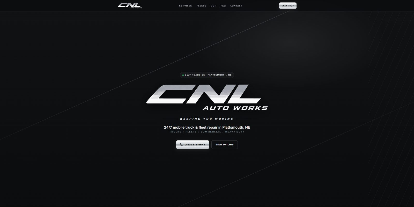 CNL Auto Works website